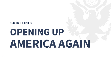 Guidelines for Opening America